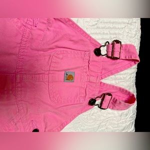Baby girl carthart overalls